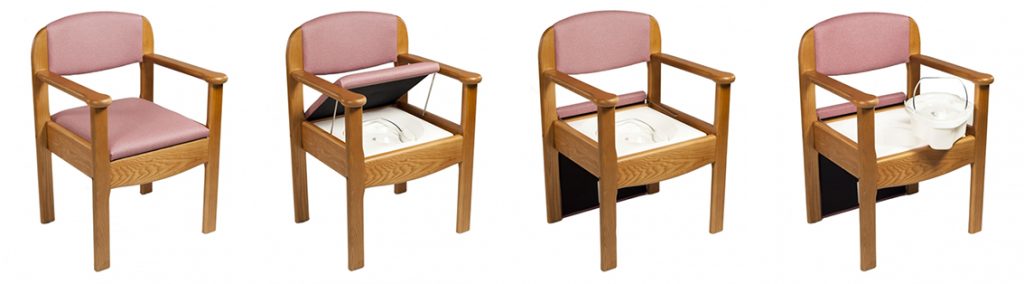 SILLA W.C. DE MADERA "ROYAL"