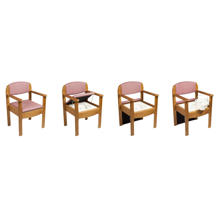 Silla WC Royal madera - Imagen 3