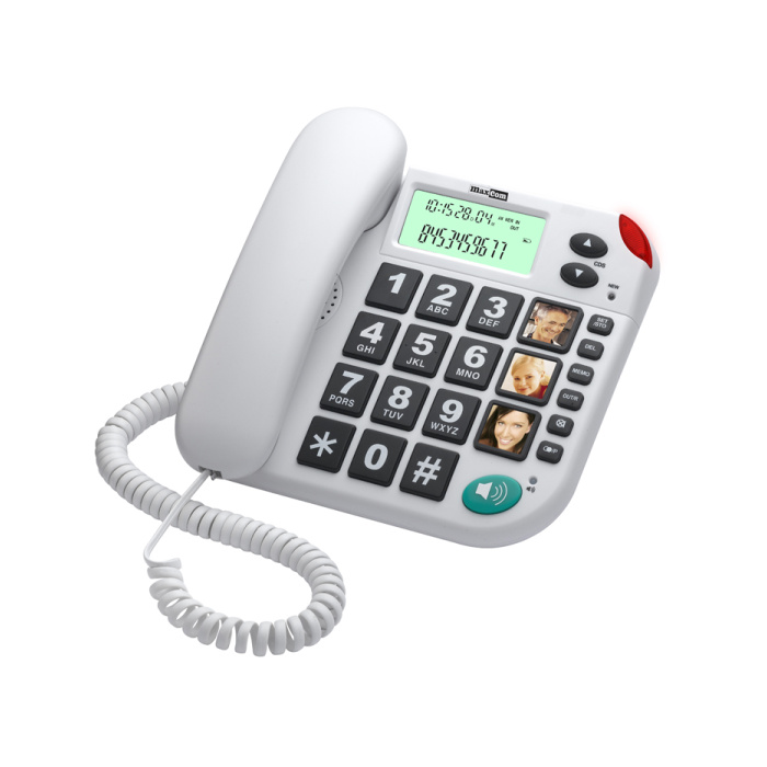 Teléfono fijo con botones grandes para mayores