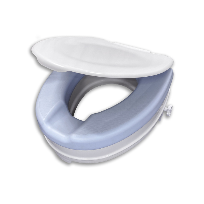 Elevador de W.C. 10 cm blanco con tapa