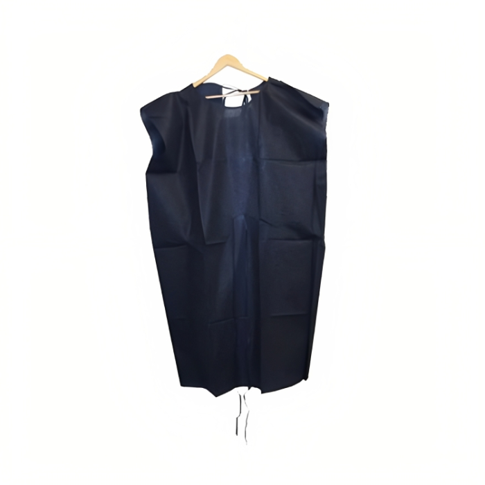 BATA PACIENTE DES RX PP.40G AZUL S/MANGAS 10U - Imagen 2
