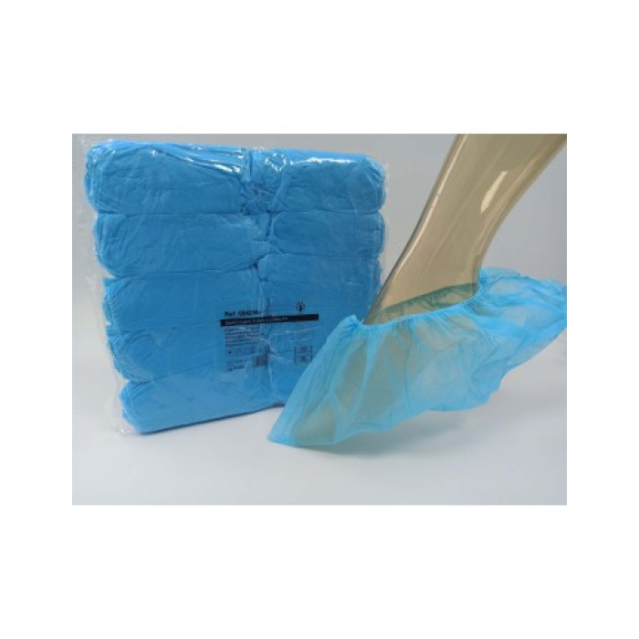 CUBREZAPATOS DESECHABLES DE CPE AZUL 100 UDS - Imagen 2