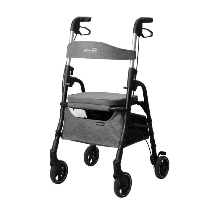 Andador Ligero Con Asiento Y Cesta