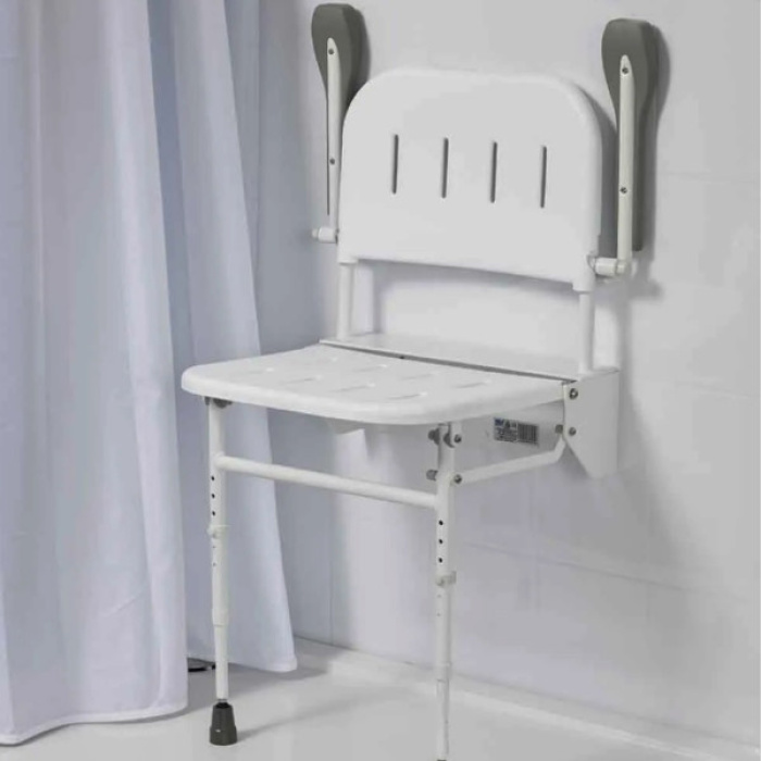 ASIENTO ABATIBLE CON RESPALDO Y BRAZOS