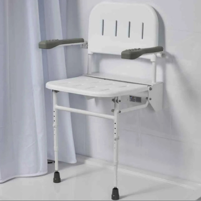 ASIENTO ABATIBLE CON RESPALDO Y BRAZOS
