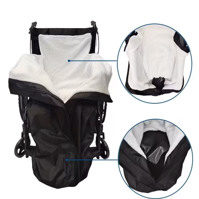Manta silla de ruedas de invierno - Imagen 3
